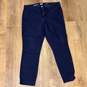 J Crew Frankie cropped pants